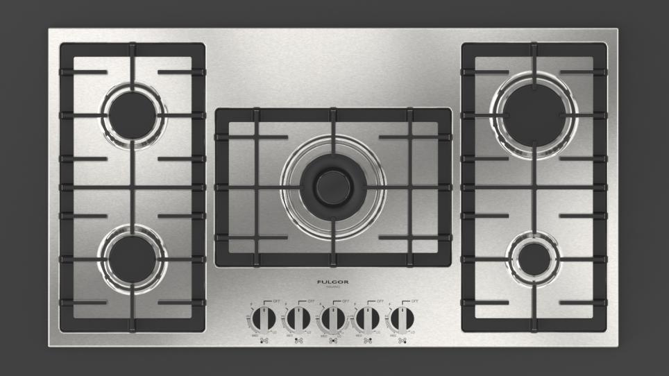 36" GAS COOKTOP Fulgor Milano